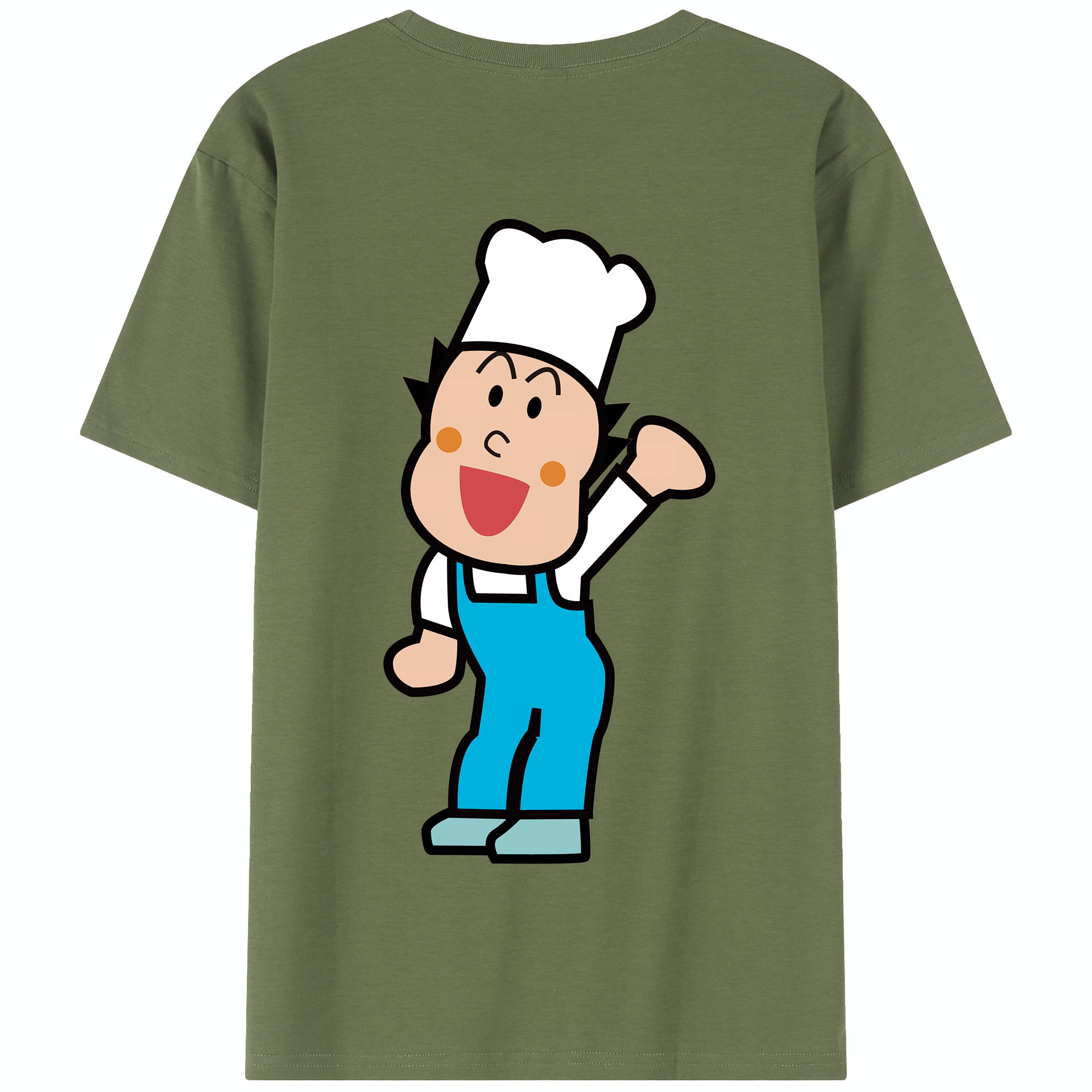 （画像用） アンパンマン Anpanman 綿100％半袖Tシャツ（背面プリント）